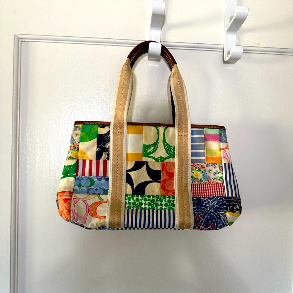 EUC Coach VINTAGE Small Summer Tote